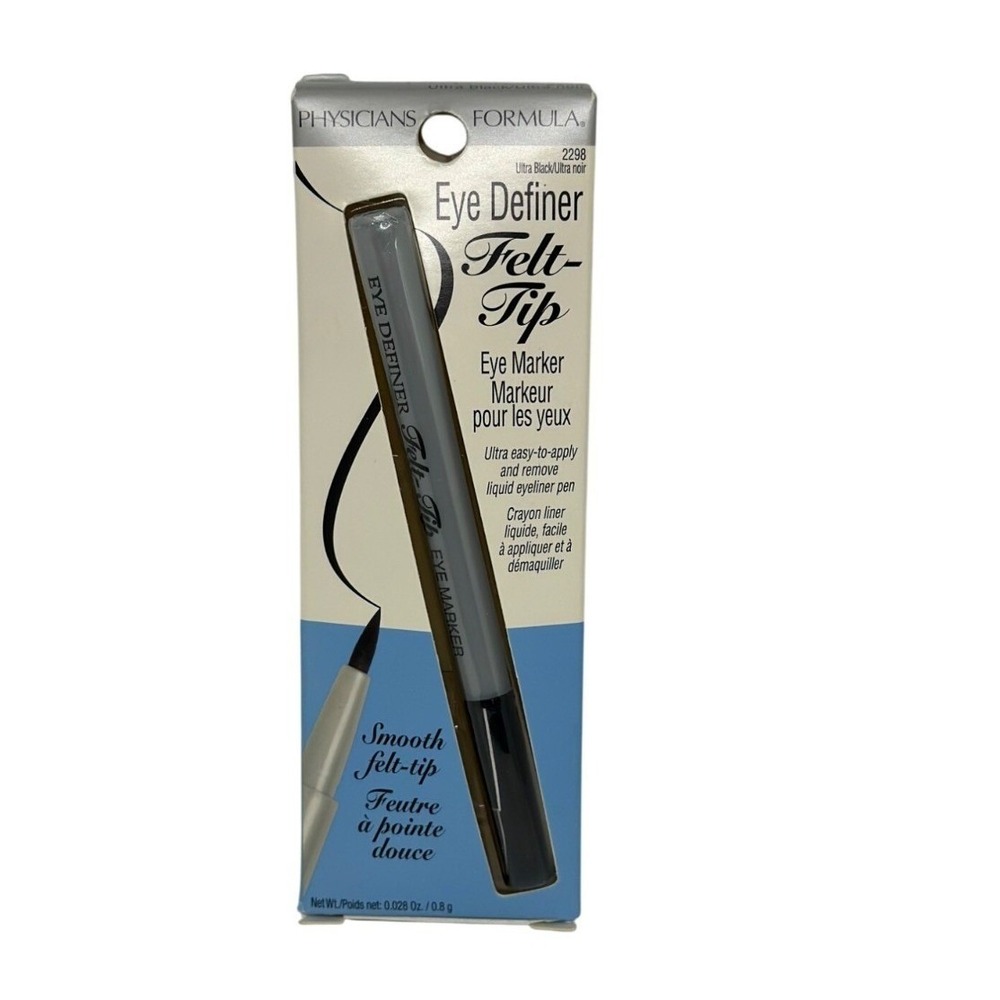 NEW Physicians Formula Eye Definer Felt-Tip Eyeliner – Ultra Easy to Apply Black